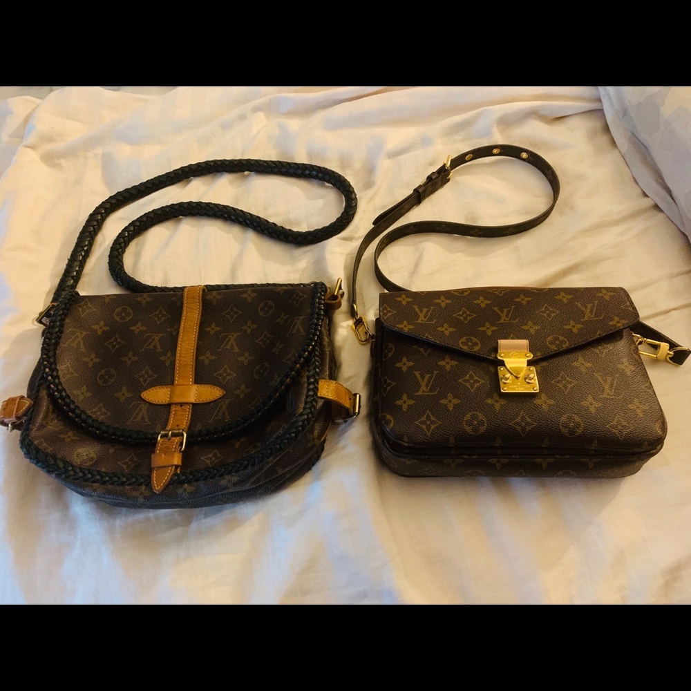 ❌SOLD. Vintage LV bag (bag on left side)